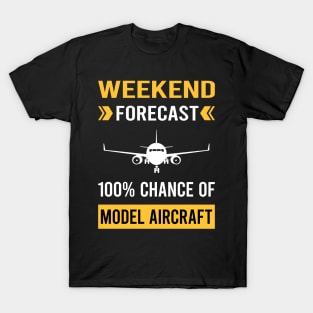 Weekend Forecast Model Aircraft T-Shirt